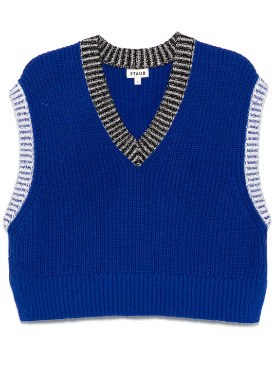 Americana Sweater in Deep Sea Black Ivory