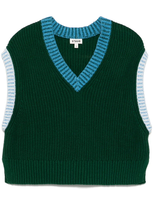 Americana Sweater in Jungle Sky Ivory